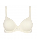 Triumph – Perfectly Soft WHP – kremowy – gładki biustonosz usztywniony z fiszbinami