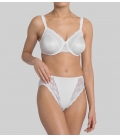 Triumph - Ladyform Soft W – biały – koronkowy minimizer z fiszbinami