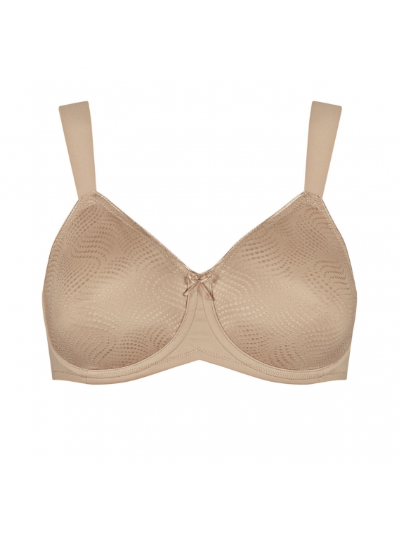 Triumph - Essential Minimizer W – beżowy – miękki biustonosz z fiszbinami, typu minimizer