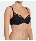 Triumph – Beauty-Full Darling W02 - czarny - koronkowy biustonosz z fiszbinami