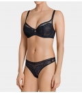 Triumph – Beauty-Full Darling W02 - czarny - koronkowy biustonosz z fiszbinami