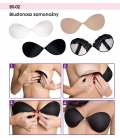 Julimex - Biustonosz samonośny Push-up  - bezowy, materiałowy biustonosz samonośny push-up