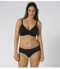 Triumph – Body Make-up Soft Touch P EX - czarny - gładki, usztywniony biustonosz bez fiszbin