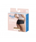 sloggi - ZERO COTTON SHORT – beżowe - bezszwowe, bawełniane majtki laserowo cięte typu short 