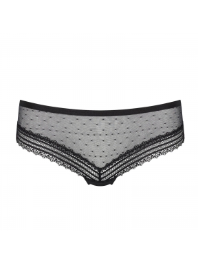 Triumph – Tempting Tulle_01 Hipster – czarne – tiulowe majtki z niskim stanem typu hipster