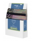 sloggi -  MEN GO ABC NATURAL MIDI 2P - czarne -  dwupak bawełnianych slipów z kolorową gumką